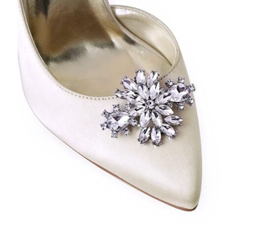 Rhinestone Shoe Clips