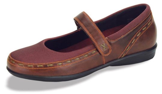 Comfortable Pumps for Bunions : Aetrex Berries Helen Mary Jane