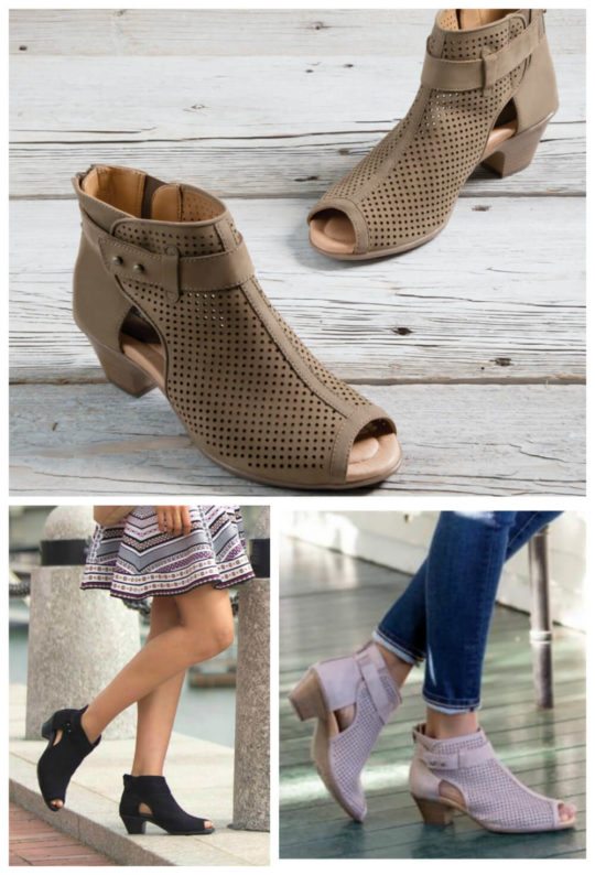 Earth Intrepid peep-toe bootie