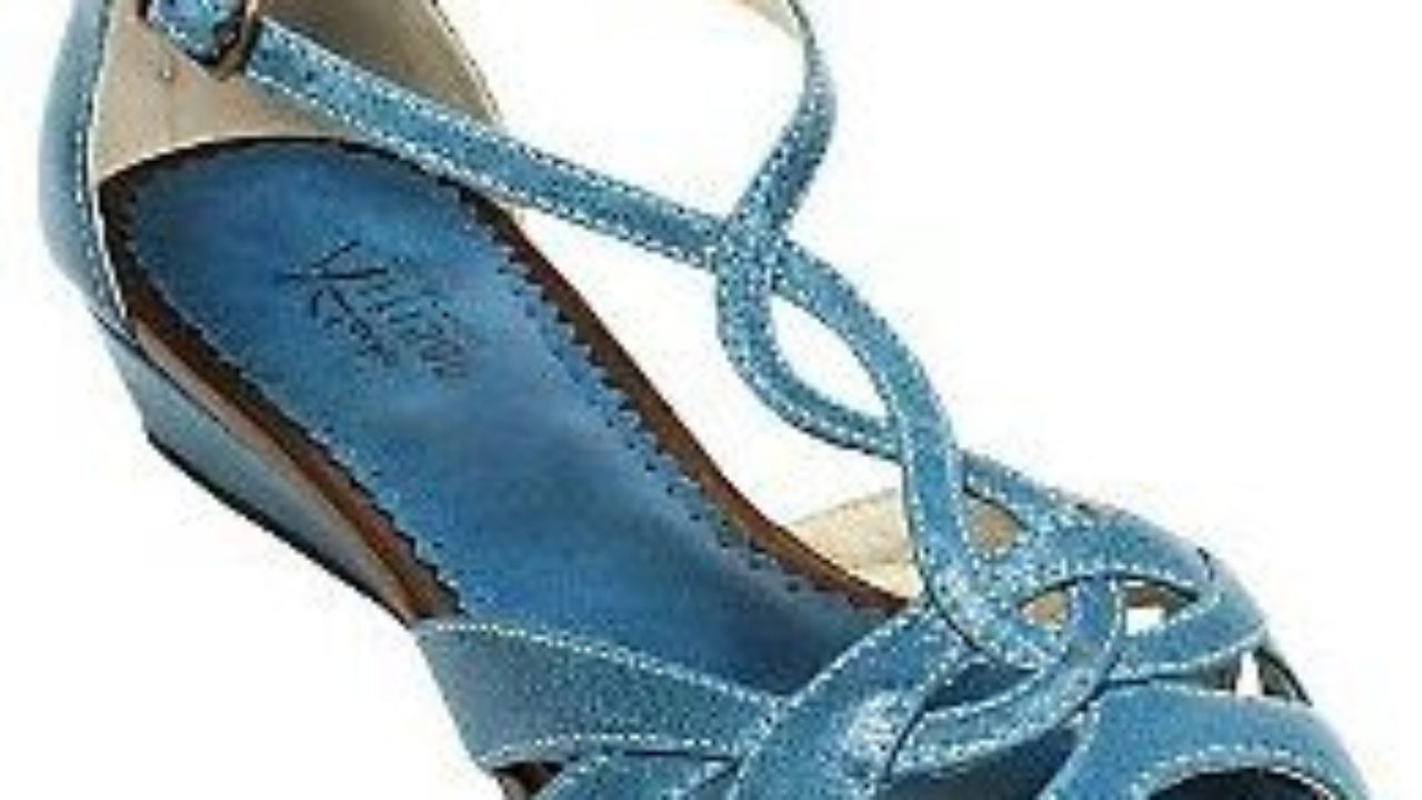clarks teal sandals
