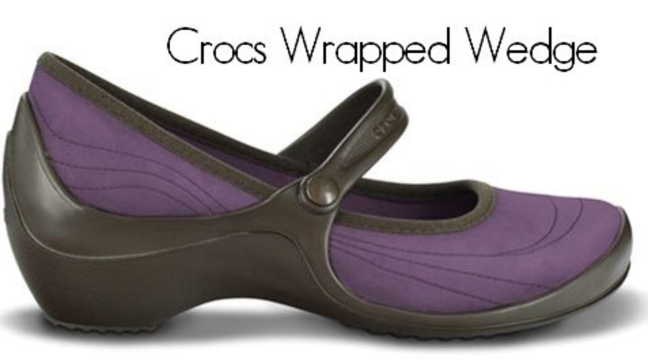crocs mary jane wedge