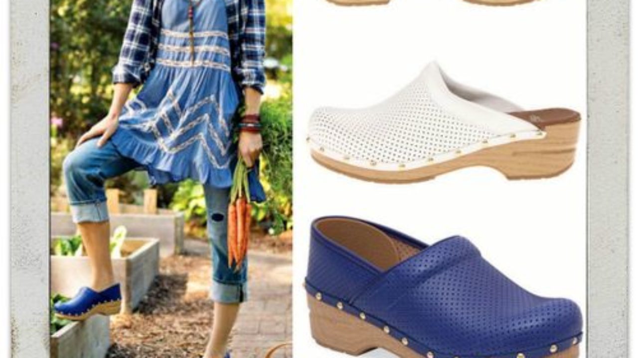 dansko perforated clogs