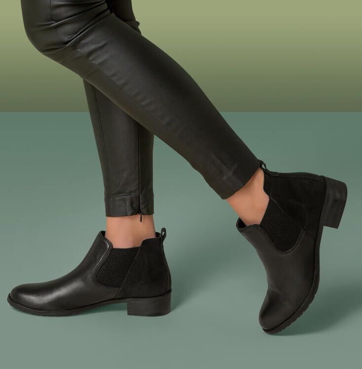 comfy chelsea boots ladies