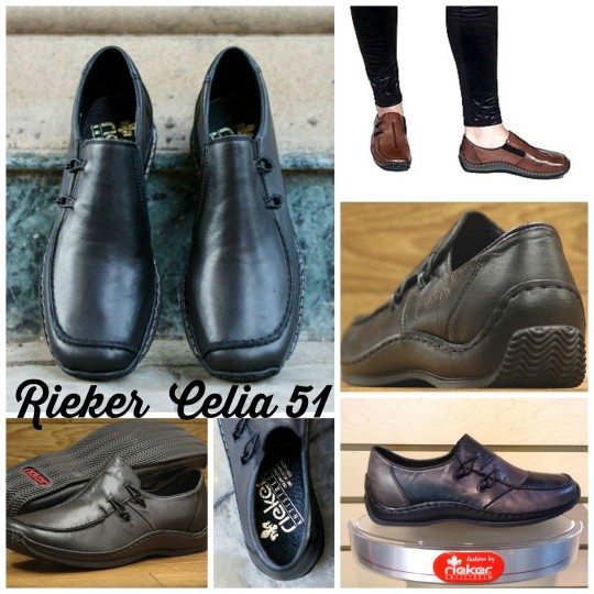 rieker celia shoes black