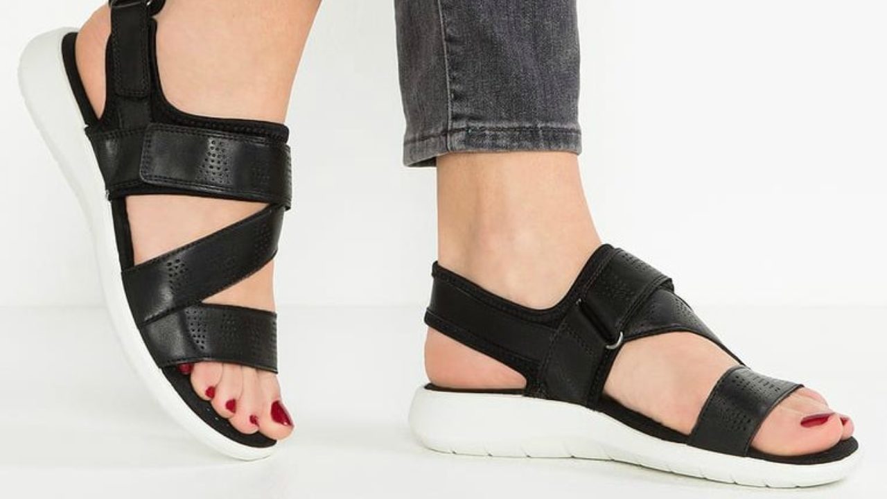 ecco arch support sandals