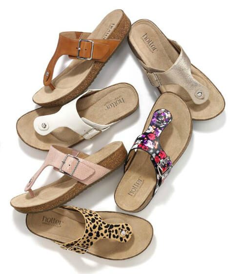 hotter toe post sandals
