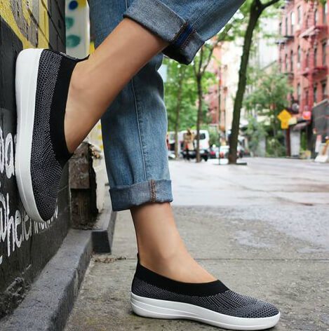 Best Shoes for Hammertoes: Fitflop Uberknit Ballerina