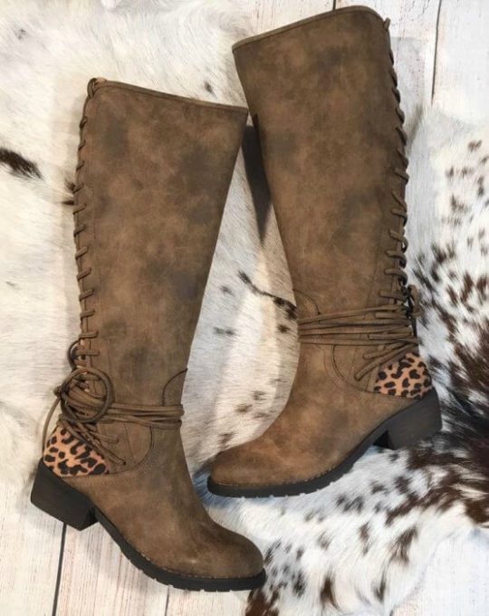 demi wide calf boot