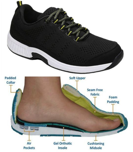 Best orthopedic on sale tennis shoes