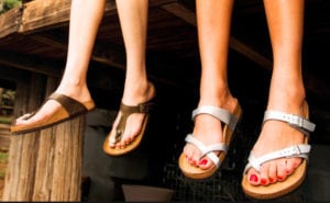 how to get birkenstock stain off feet