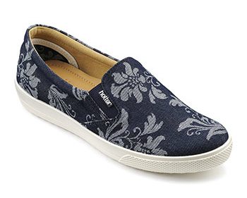 Hotter Tara Canvas Slip-ons Review: Everything's Coming Up Roses