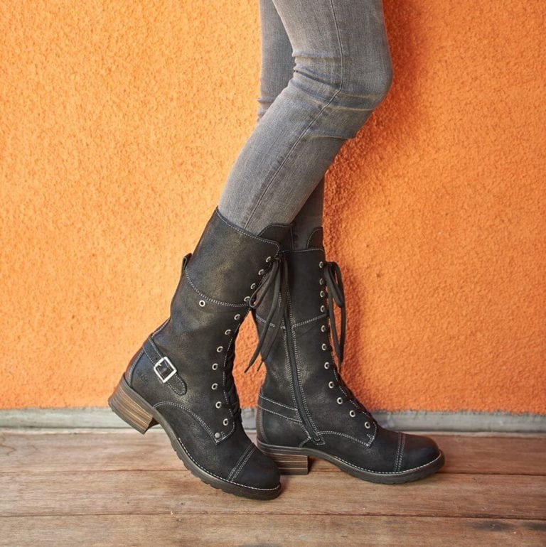slim calf wedge boots