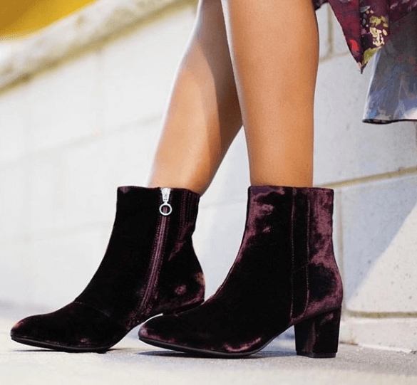emerald velvet shoes