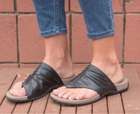 leopard sandal