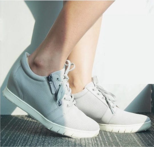 comfortable wedge sneakers