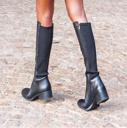 slim fit narrow skinny calf boots