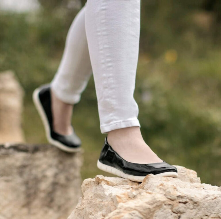 comfortable work flats with arch support