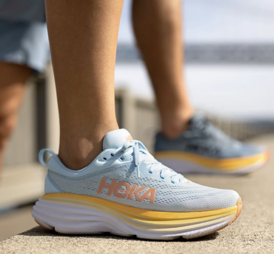 shoes for hallux rigidus - hoka bondi 